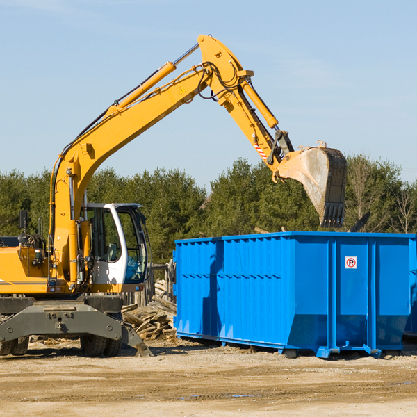 are there any restrictions on where a residential dumpster can be placed in Sanborn Michigan